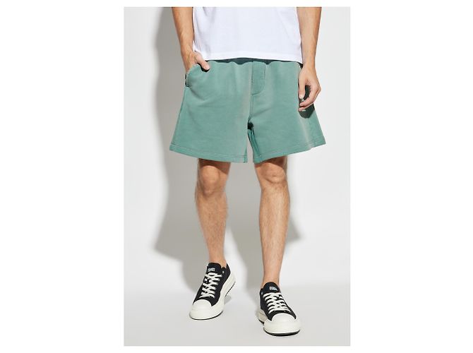 Dsquared2 Sweatshorts aus grüner Baumwolle - Ansicht 3