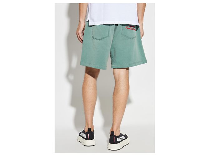 Dsquared2 Sweatshorts aus grüner Baumwolle - Ansicht 4