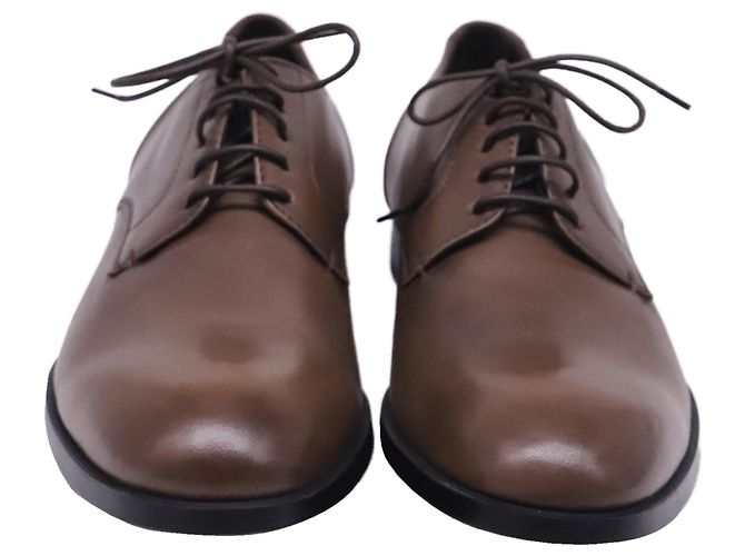 Autre Marque Scarpe Derby stringate Zegna in pelle marrone - vista 2