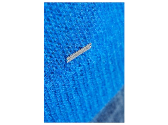 Dsquared2 Blue Mohair Wool Sweater - view 5
