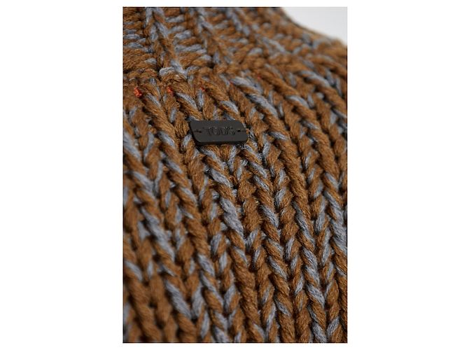 Tod's Wollpullover aus Wolle und Kaschmir in Braun Melange - Ansicht 5