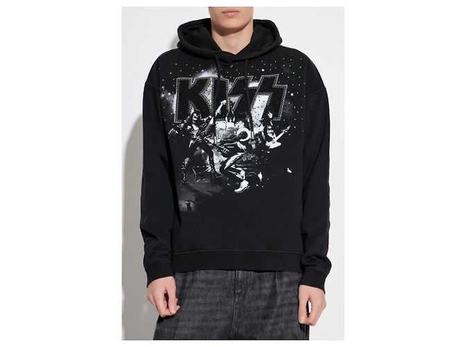 Dsquared2 X KISS Hoodie Schwarz Baumwolle - Ansicht 3