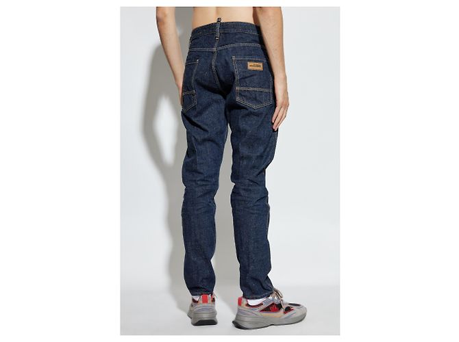 Vaqueros Cool Guy Dsquared2 Azules Algodón Corte Carrot - vista 4