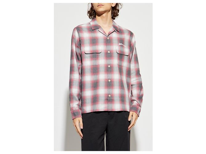 Autre Marque Camicia a quadri Shams AllSaints rosa - vista 3