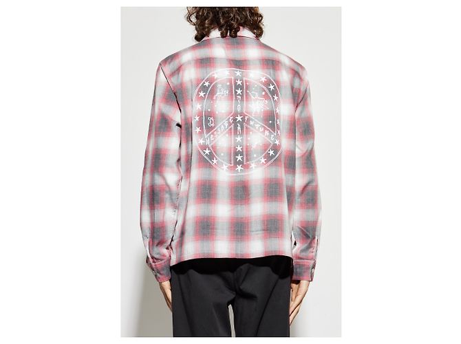 Autre Marque Camicia a quadri Shams AllSaints rosa - vista 4
