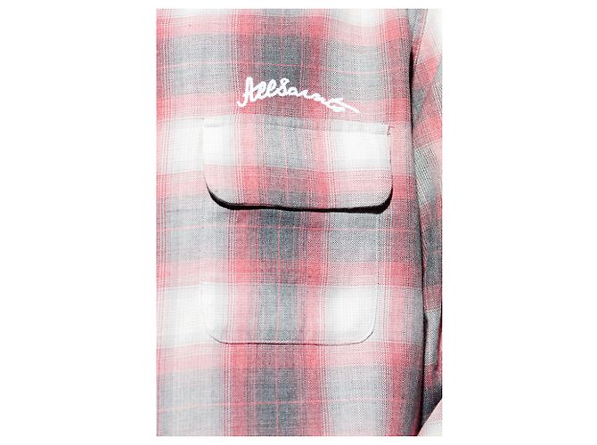 Autre Marque Camicia a quadri Shams AllSaints rosa - vista 5