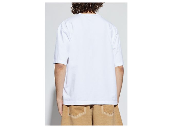 Dsquared2 Logo T-Shirt Weiß Baumwolle - Ansicht 4