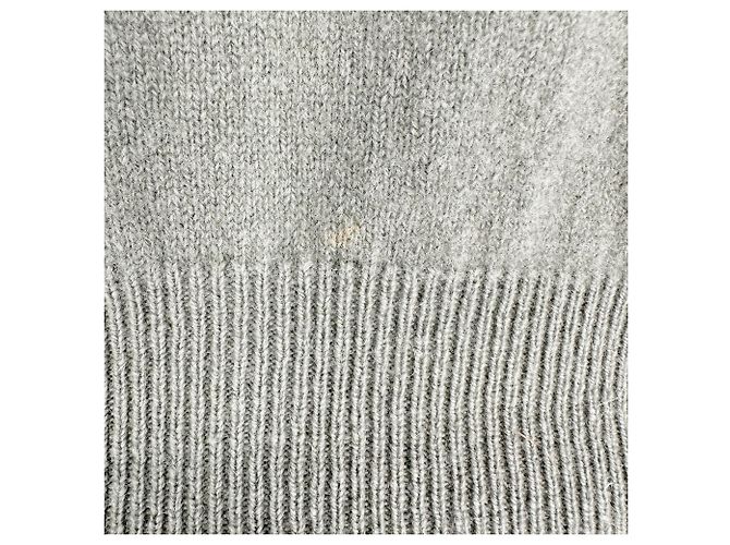 Sandro Happy Cropped Cardigan aus Wolle in Olive - Ansicht 6