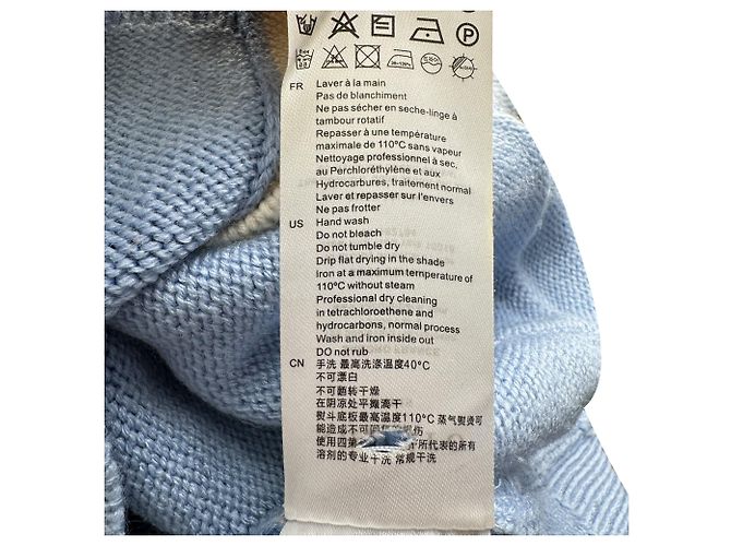 Sandro College-Style Cardigan aus blauer Wolle - Ansicht 6