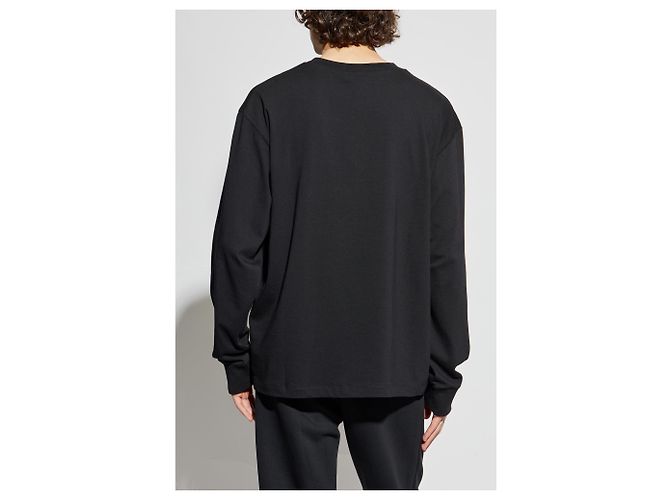 T-shirt a maniche lunghe Dsquared2 con logo nero in cotone - vista 4