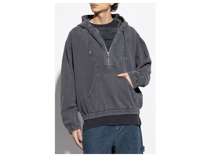 Isabel Marant Yanis Sweatshirt Grau Baumwolle - Ansicht 3