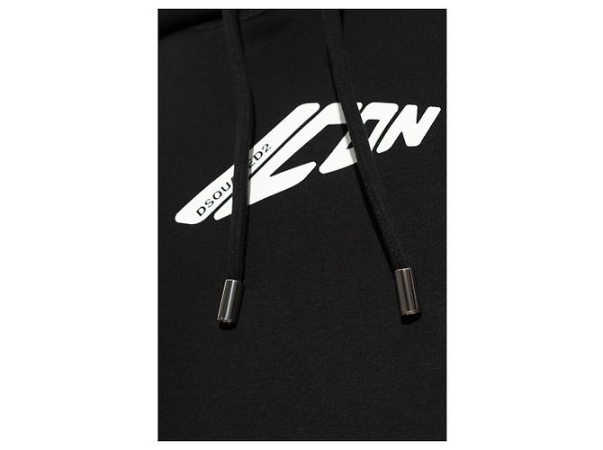 Dsquared2 Schwarzer Hoodie mit Icon Logo - Ansicht 5