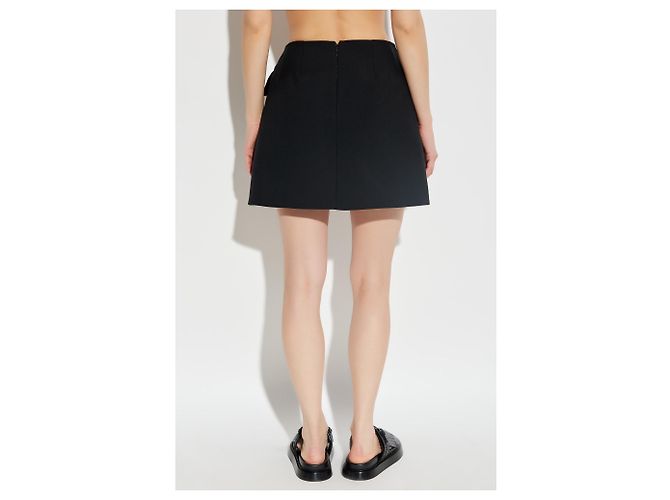 Alexander McQueen Wollrock Schwarz - Ansicht 4