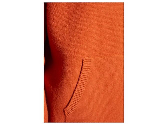 Dsquared2 Wollpullover mit Kapuze in Orange - Ansicht 5