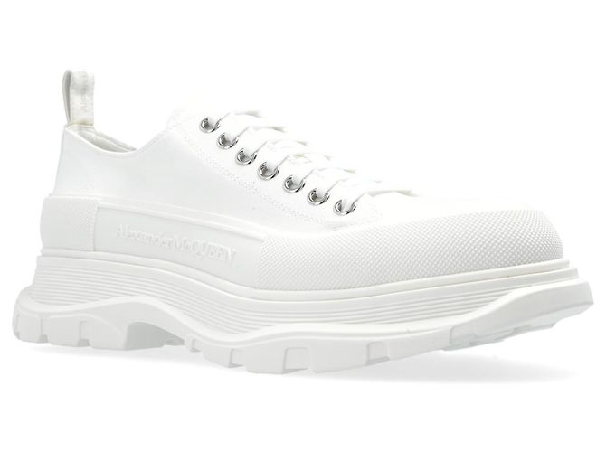 Alexander McQueen Sneakers bianche alte - vista 4