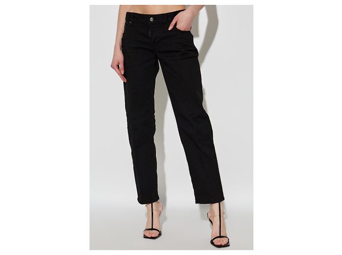Jeans skinny Jenna neri Dsquared2 - vista 3