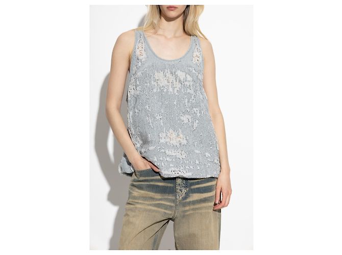 Diesel Top de denim E-DALBY-FSG - vista 3