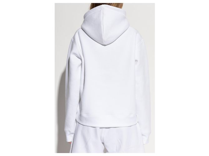 Dsquared2 Hoodie aus weißer Baumwolle - Ansicht 4