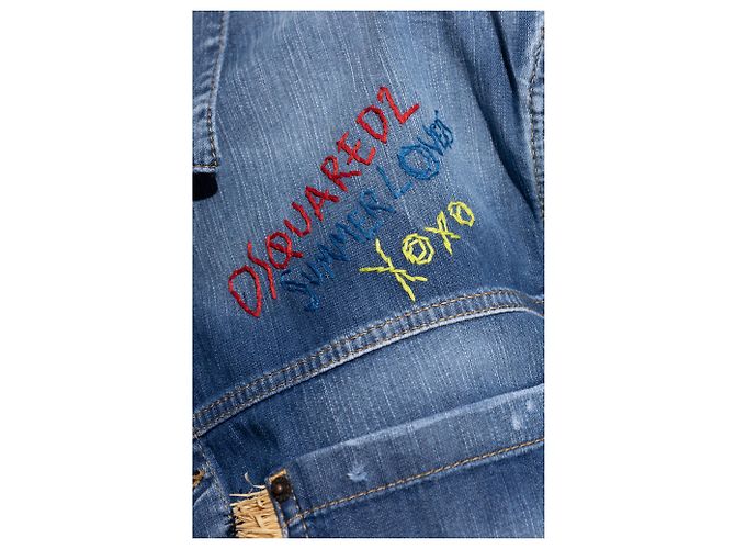 Dsquared2 Giacca di jeans `Summer Lovers` - vista 5