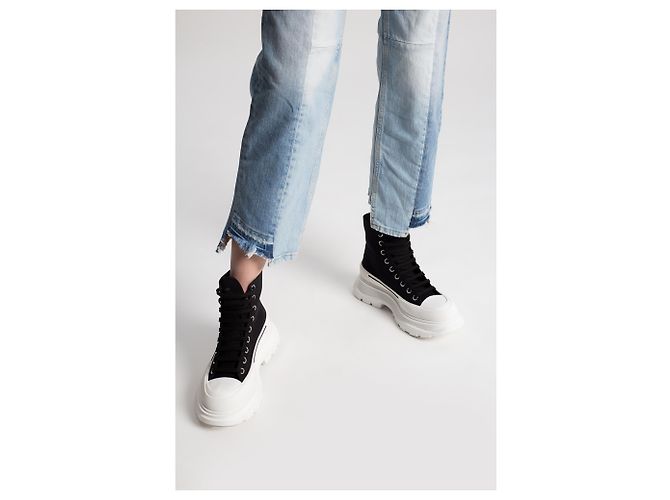Alexander McQueen High-Top-Sneaker Schwarz - Ansicht 2