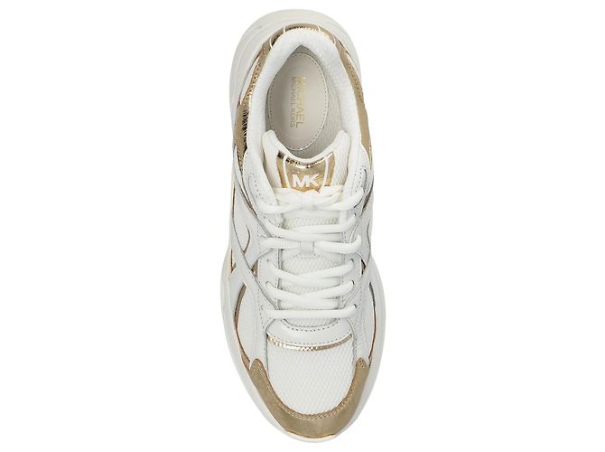 Baskets Michael Kors Leo blanches - vue 6
