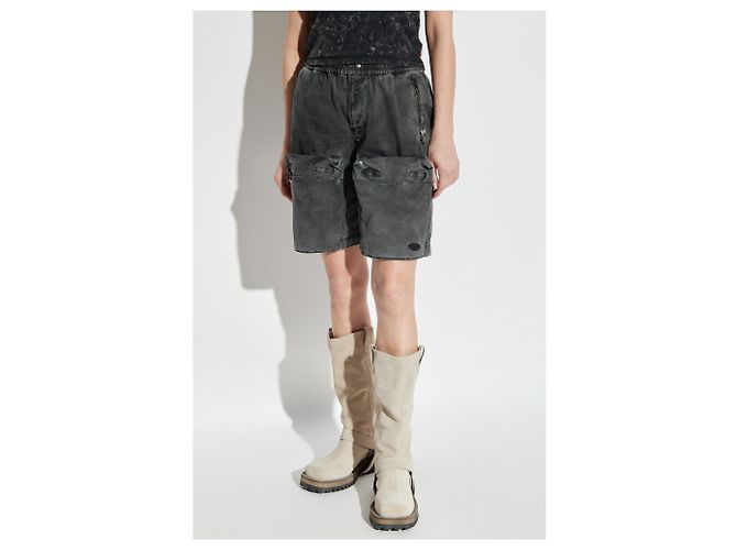 Shorts Diesel S-RIDE-Q2 Grises de Algodón - vista 3