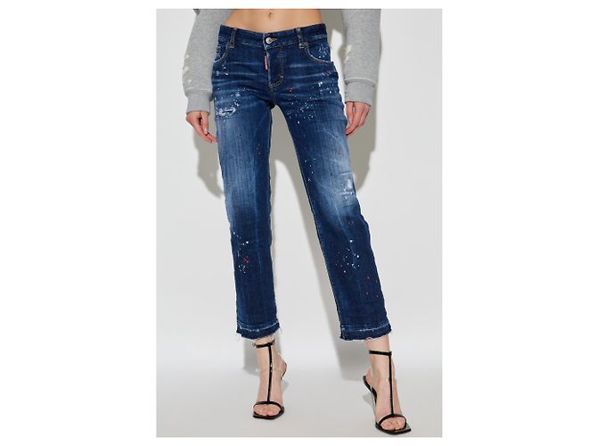 Jeans Jenna slim fit blu Dsquared2 - vista 3
