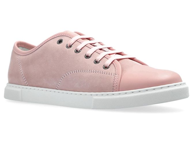 Sneakers Lanvin in pelle rosa - vista 4