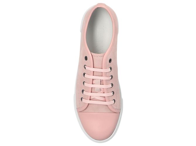 Sneakers Lanvin in pelle rosa - vista 6