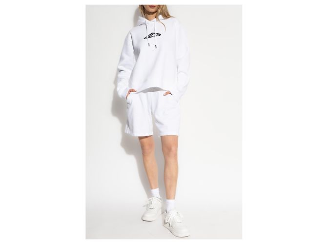 Sudadera con capucha blanca Dsquared2 de algodón - vista 2