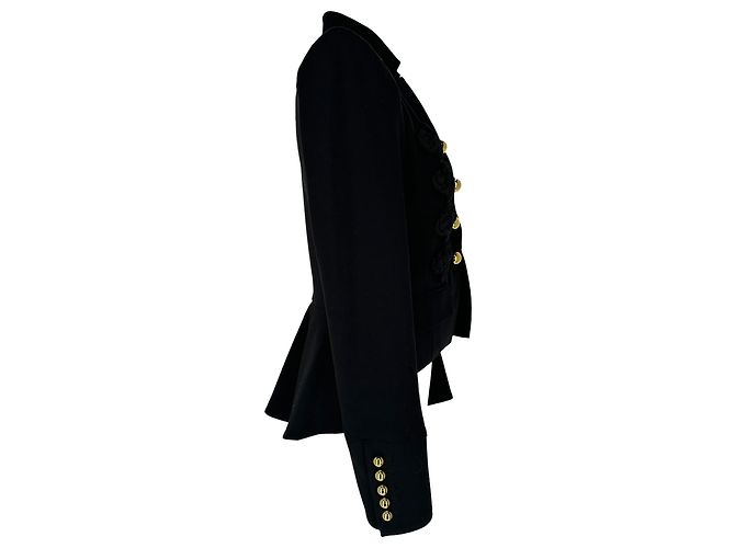 Veronica Beard June Band Jacke aus schwarzem Polyester - Ansicht 2