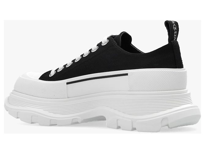Sneakers platform Alexander McQueen nere - vista 5