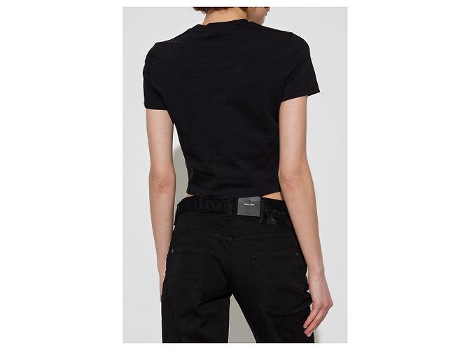 Dsquared2 Logo T-Shirt Schwarz Baumwolle - Ansicht 4