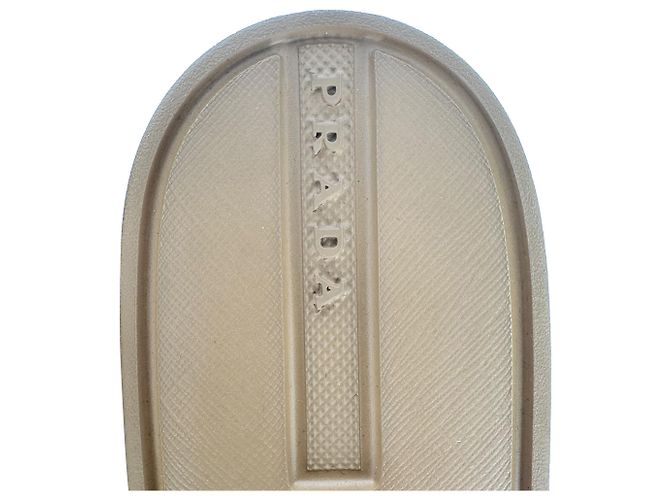 Sneakers basse Prada Logo in pelle bianca - vista 11
