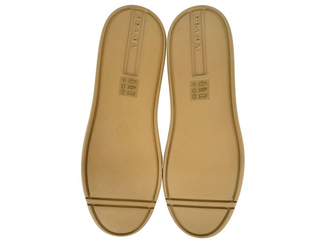 Sneakers basse Prada Logo in pelle bianca - vista 12