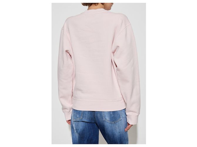 Dsquared2 Sweatshirt aus Baumwolle in Pink mit Logo - Ansicht 4
