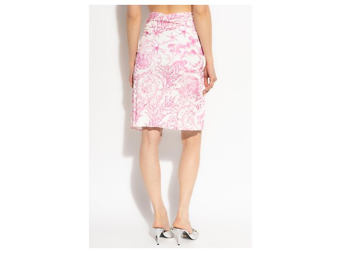Versace Falda con estampado `Underwater Barocco` - vista 4