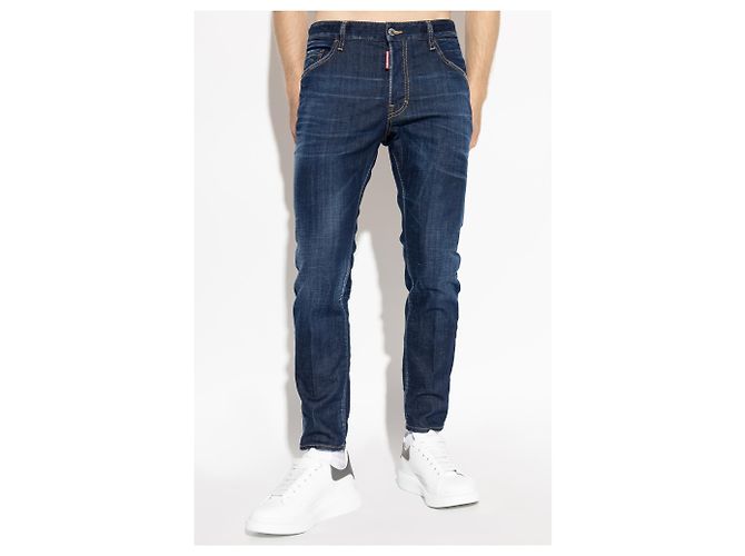 Vaqueros Skater Dsquared2 azul de algodón stretch - vista 3