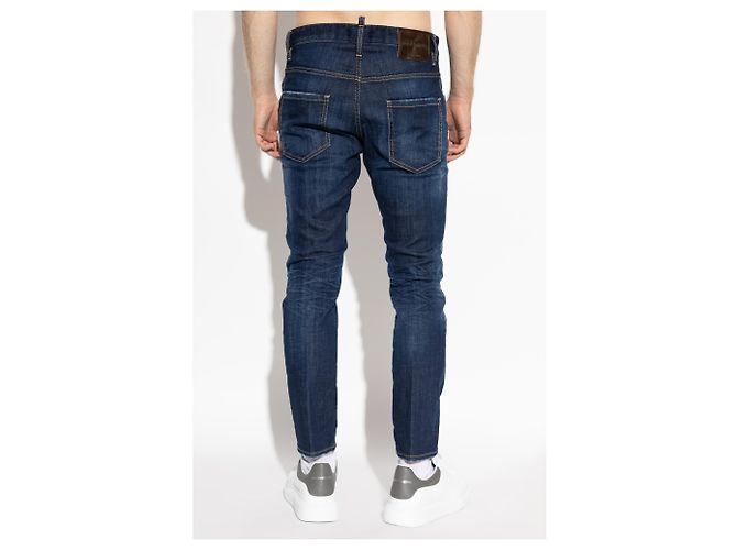 Vaqueros Skater Dsquared2 azul de algodón stretch - vista 4