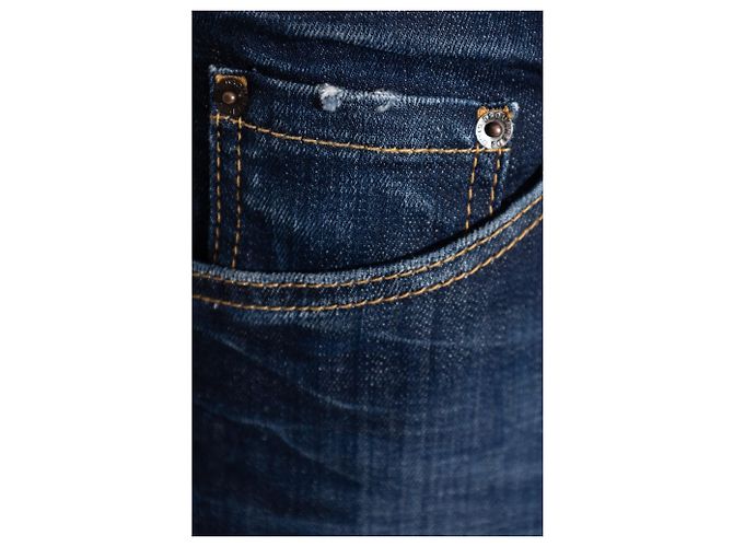 Vaqueros Skater Dsquared2 azul de algodón stretch - vista 5