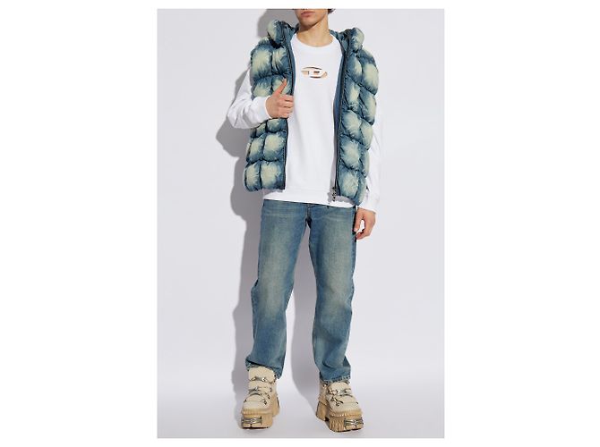 Diesel S-BOXT-OD Sweatshirt Weiß - Ansicht 2