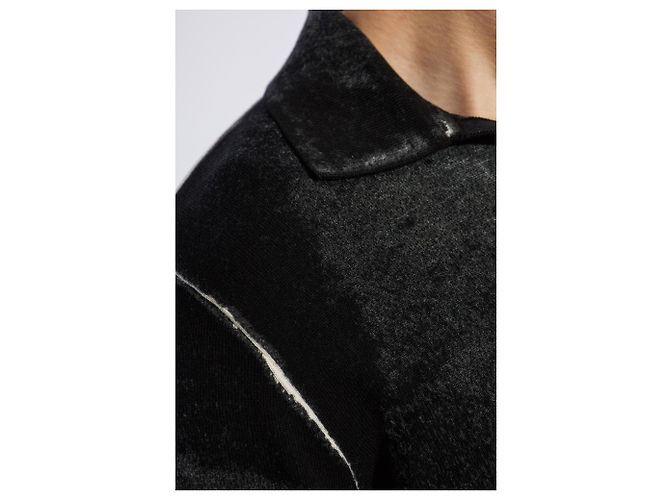 Diesel K-LORENZO Pullover schwarz aus Baumwolle - Ansicht 5