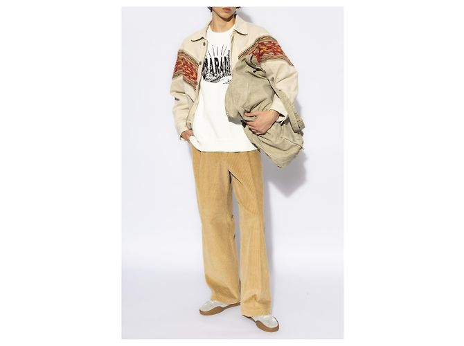 Isabel Marant Mikoy Sweatshirt Weiß Baumwolle - Ansicht 2