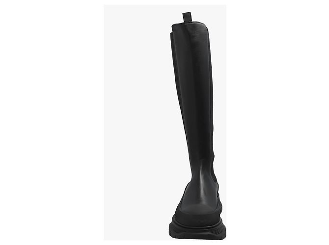 Alexander Mcqueen Botas altas de cuero - vista 6