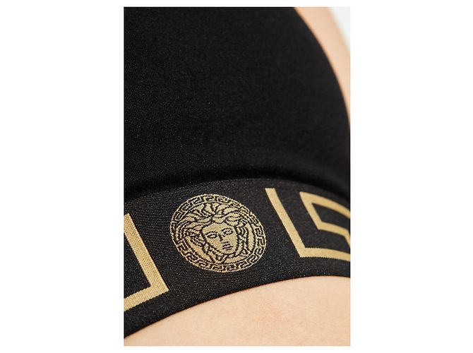 Top senza maniche Versace con logo nero - vista 5