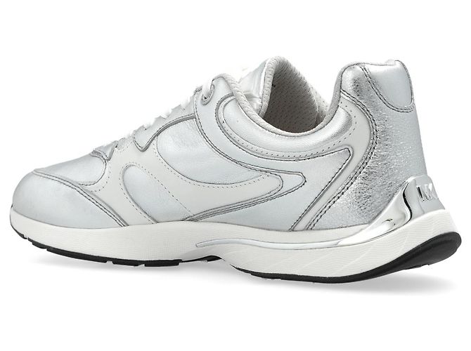 Michael Kors Riley Sneaker Silber Leder - Ansicht 5