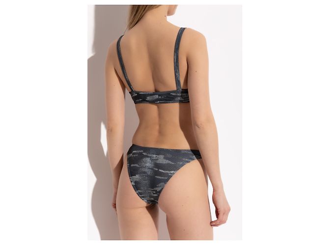 Diesel Bikinihose grau Camouflage Muster - Ansicht 3