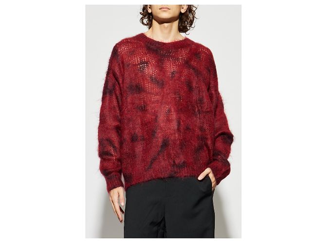 Isabel Marant Miller Pullover Rot aus Wolle und Mohair - Ansicht 3