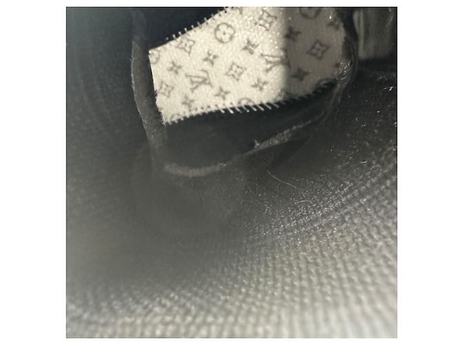 Sneakers Aftergame Louis Vuitton in nylon nero - vista 17