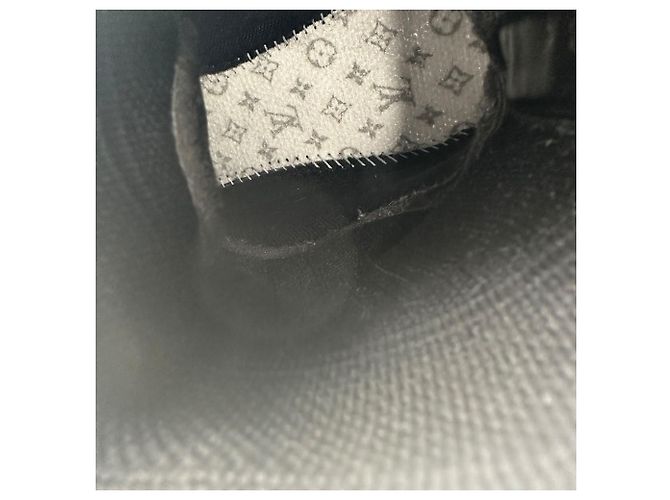Sneakers Aftergame Louis Vuitton in nylon nero - vista 18